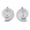 304 Stainless Steel Pendants STAS-N098-054P-01-3