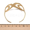 Hollow 304 Stainless Steel Cuff Bangles for Women LS-BJEW-L709-01G-3