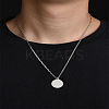 10Pcs Stainless Steel Stamping Blank Tag Pendants STAS-LP0002-76-3