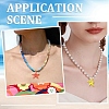 5Pcs Handmade Lampwork Pendants LAMP-YW0001-85-6