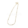 Rack Plating Brass Satellite Chain Necklace for Women NJEW-F304-02G-1