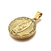 304 Stainless Steel Pendants STAS-B086-09F-G-2