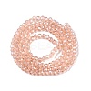 Electroplate Glass Beads Strands EGLA-A044-T1mm-A21-3