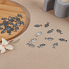 30Pcs 201 Stainless Steel Pendants STAS-LP0003-86-1