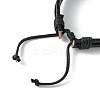 Adjustable Cowhide Leather Cord Braided Bracelets BJEW-JB04438-02-3