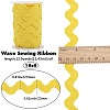 Polyester Wave Lace Trim Ribbon OCOR-GF0004-36B-11-2