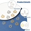 10Pcs 2 Colors 304 Stainless Steel Pendants STAS-YW0003-48-5