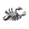 304 Stainless Steel Big Pendants STAS-K283-11AS-2