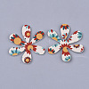 Printing PU Leather Pendants FIND-T062-001N-1