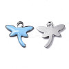 201 Stainless Steel Enamel Charms STAS-N088-19G-2
