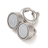 Brass Magnetic Clasps with Springs Clasps KK-NH0002-15P-2