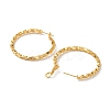 Brass Round Ring Hoop Earrings EJEW-A025-01C-2