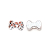 Bowknot Resin Cabochons MRMJ-WH0074-30G-1