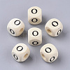 Printed Natural Schima Wood Beads WOOD-TAC0005-29A-01O-1