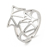 Non-Tarnish 304 Stainless Steel Rings LS-RJEW-R142-01P-1