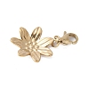 304 Stainless Steel Flower Pendant Decoration STAS-S165-27G-2