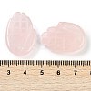 Natural Rose Quartz Pendants G-K359-03J-3