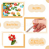 36Pcs 6 Style Glass Seed & Acrylic Connector Charms PALLOY-TA00220-5