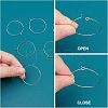 100Pcs 2 Colors 316 Surgical Stainless Steel Wine Glass Charms Rings STAS-UN0028-95B-4