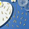 26Pcs 26 Styles Brass Micro Pave Cubic Zirconia Pendants KK-CJ0002-50-6