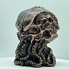 Resin Skull Octopus Figurines Ornaments PW-WG56838-02-1