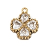 304 Stainless Steel Rhinestone Pendants STAS-E547-06A-G-1