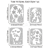 Forest Theme Carbon Steel Cutting Dies Stencils DIY-WH0309-1211-6