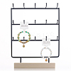 1 Set Paper Hair Ties Display Cards AJEW-WR0002-30-6