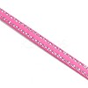 Double Edge Silver Thread Grosgrain Ribbon for Wedding Festival Decoration SRIB-L012-9mm-156-2