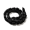 Natural Black Tourmaline Beads Strands G-F716-01-4