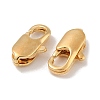 Brass Lobster Claw Clasps KK-H503-35G-02-2