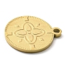 Ion Plating(IP) 316L Surgical Stainless Steel Pendants STAS-M317-06G-3