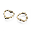 Tibetan Style Heart Bead Frames MLF11198Y-NF-2