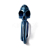 Halloween Theme 304 Stainless Steel Keychain Clasps STAS-WH0029-46B-1