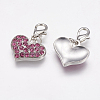Alloy Rhinestone Pendants LS-RB-C1386-A24P-2