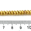 Electroplate Non-magnetic Synthetic Hematite Beads Strands G-L485-06D-G-4