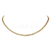 3.5MM 304 Stainless Steel Curb Chain Necklaces for Women NJEW-JN05584-3