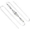 Flower Full Crystal & Montana Rhinestone Handmade Bridal Belts for Wedding Dresses AJEW-WH20006-233A-02-6