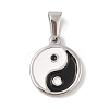 304 Stainless Steel Pendants STAS-S001-01P-B-1