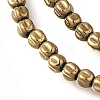 Electroplated Synthetic Non-magnetic Hematite Beads Strands G-C154-A01-01A-3