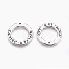 Tibetan Style Alloy Ring Pendants LS-TIBEP-S293-018AS-LF-2