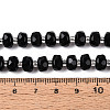 Natural Black Onyx(Dyed & Heated) Beads Strands G-T144-A01-02-5