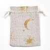 Christmas Theme Cotton Fabric Cloth Bag ABAG-H104-B20-2