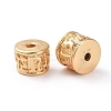 Real 18K Gold Plated Brass Spacer Beads LS-KK-K093-G-1