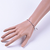 Natural Multicolor Tourmaline Bead Bracelets BJEW-JB04555-06-4
