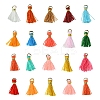 Polycotton(Polyester Cotton) Tassel Pendant Decorations FIND-YW0004-58E-1