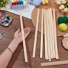 12Pcs Wood Craft Sticks AJEW-BC0010-05B-3