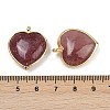 Natural Strawberry Quartz Pendants G-K347-10G-05-3