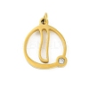 304 Stainless Steel Pendants LS-STAS-R137-01G-O-1