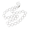 304 Stainless Steel 12MM Ring Link Chain Necklaces NJEW-P343-01C-P-4